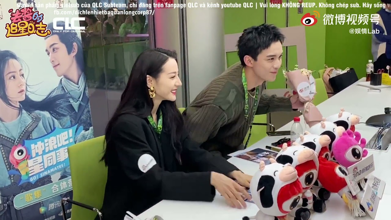 [VIETSUB] Nhật ký theo đuổi ngôi sao - Nhiệt Ba và Ngô Lỗi livestream tuyên truyền 