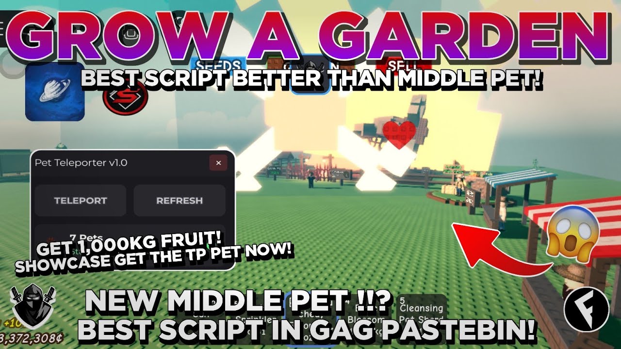 [NEW] Grow A Garden SCRIPT -  SYNC PET SKILLS!?, INF SPRINKLER,BIG FRUIT + NEW MIDDLE PET!?, EASILY!