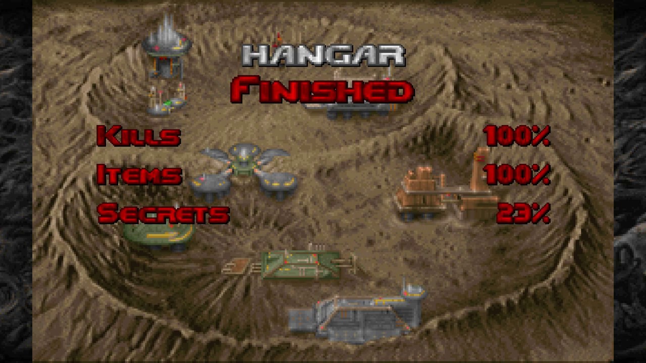Doom 1993 Episode 1 Level 1 Hanger All Secrets Walkthrough