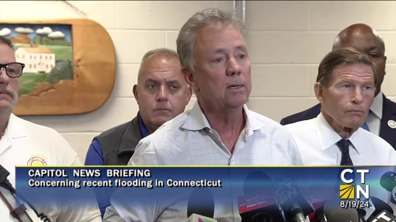 News conference in Oxford in severe flooding