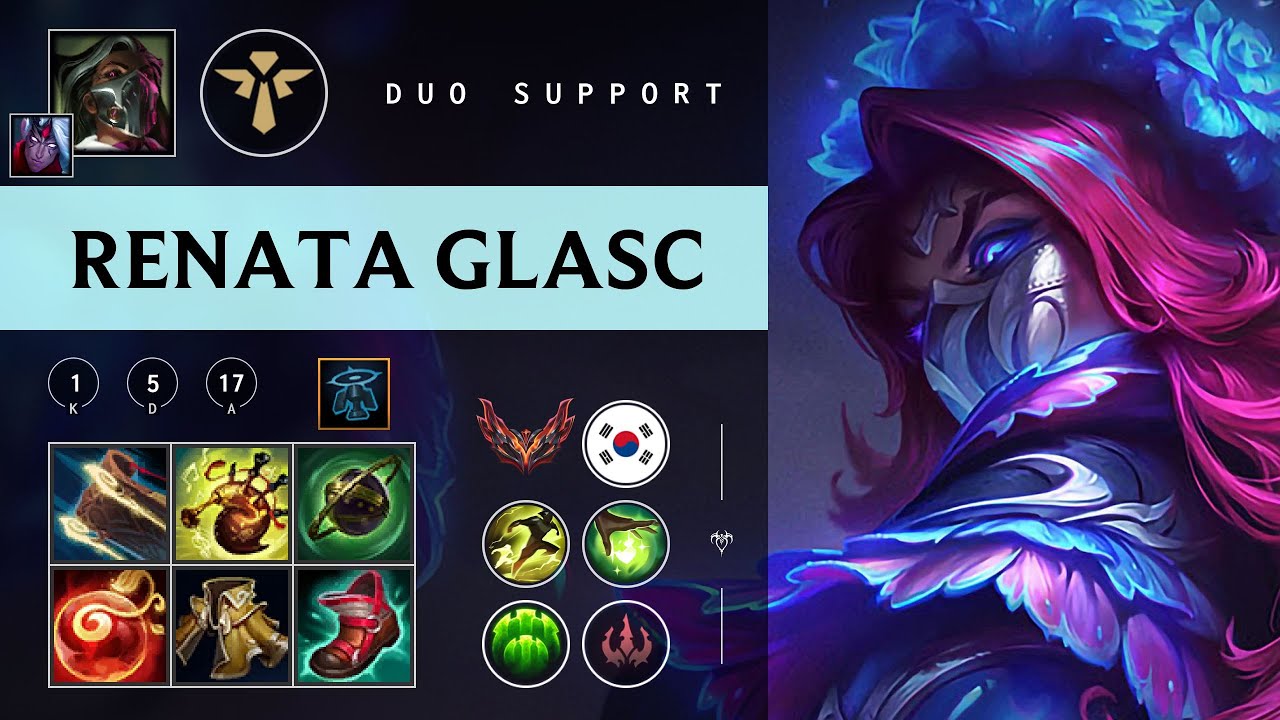 Renata Glasc Support vs Nami - KR Grandmaster Patch 26.03
