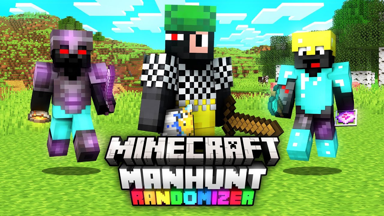 TOBIASZ vs 2 ŁOWCÓW (minecraft manhunt randomizer)