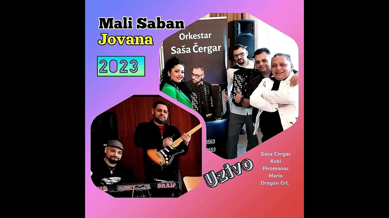 Ork. Sasa Cergar Mali Saban & Jovana Stancic - Veselje Nemacka 2023