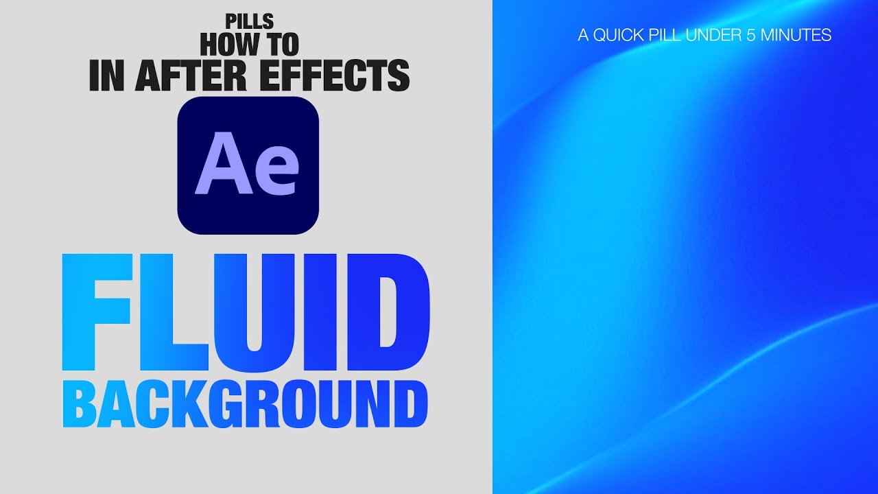 How to Create a Fluid Background in After Effects – In 5 Minutes