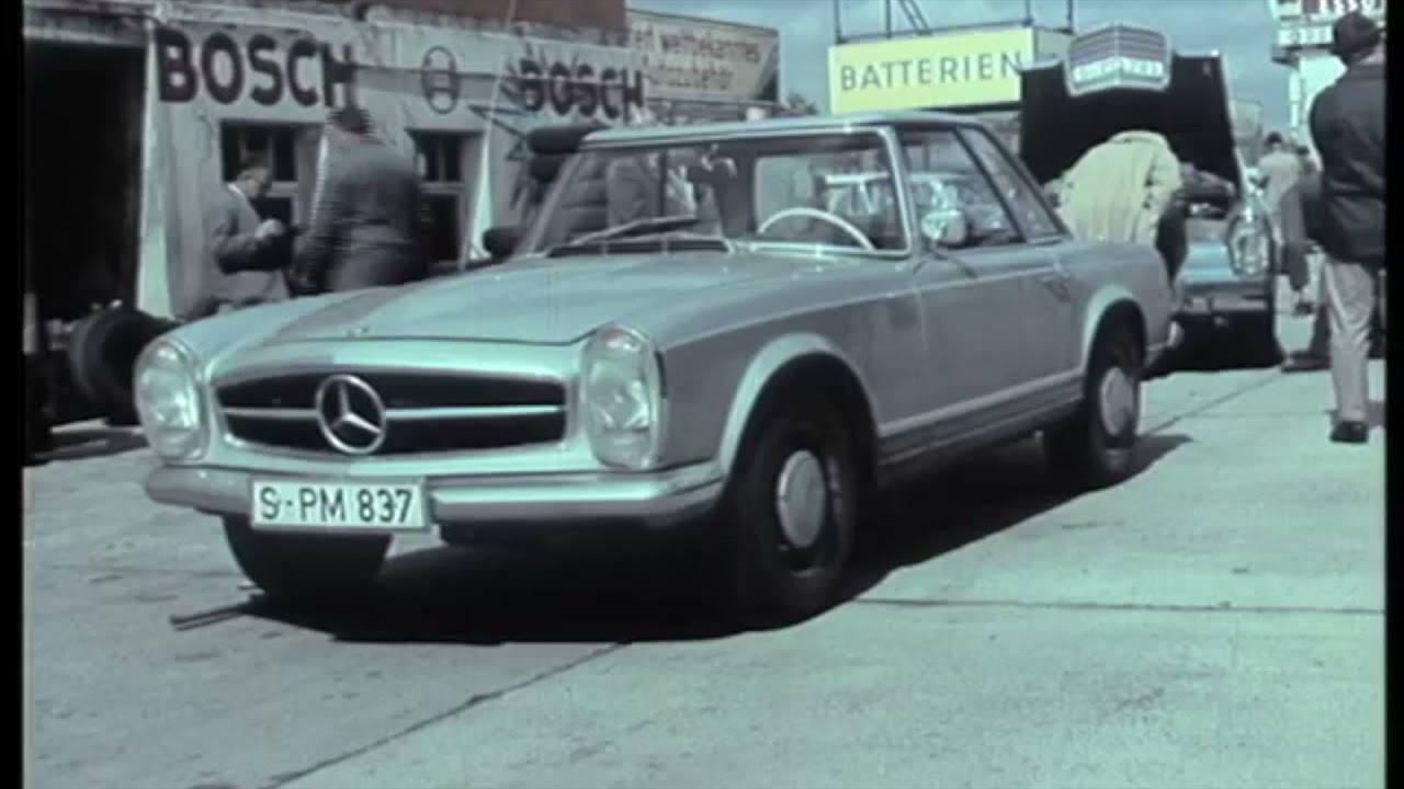 MERCEDES 230 SL NÜRBURGRING LIGNES/auto