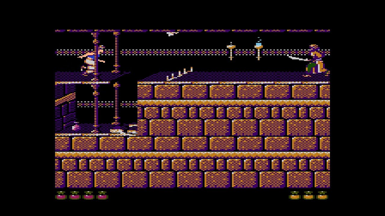 Atari 8-bit Prince of Persia - Full Walkthrough
