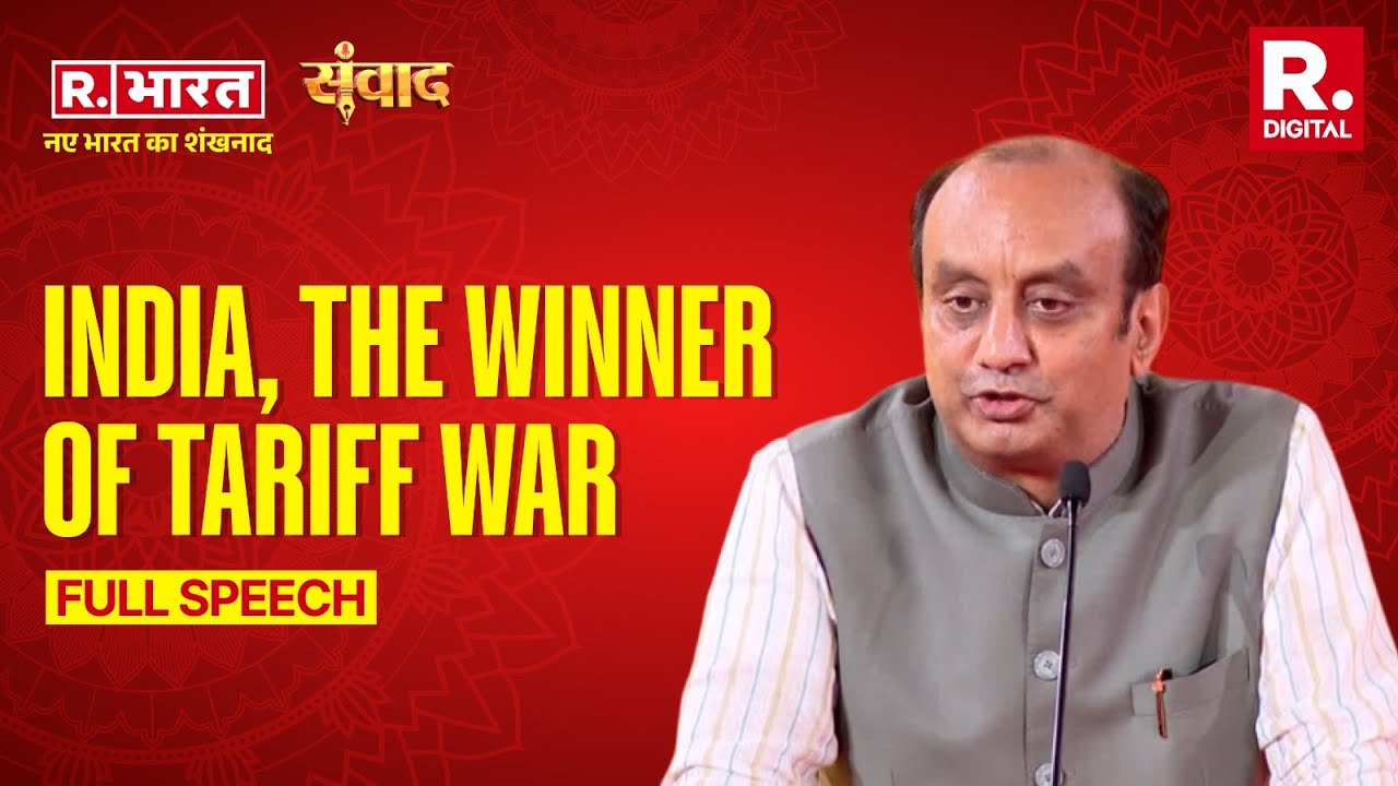 India Will Benefit From The Tariff War: Sudhanshu Trivedi's Full Speech From Republic Bharat Samwad