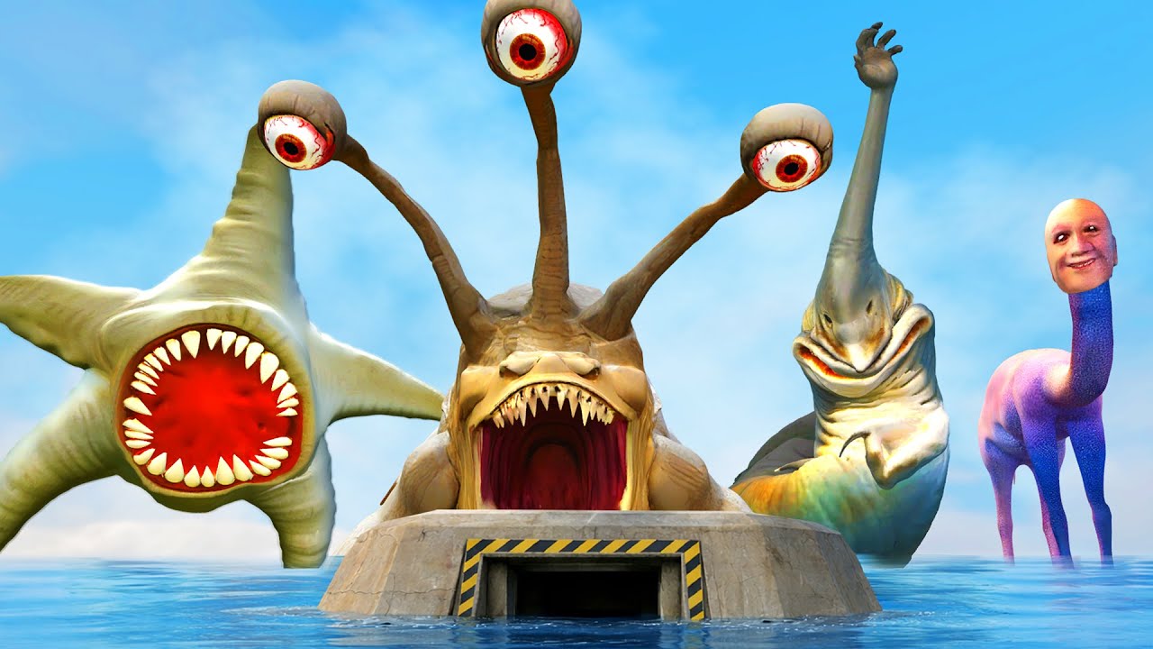 HEAR ME OUT SEA MONSTER против Бункера Судного дня в Garry's Mod