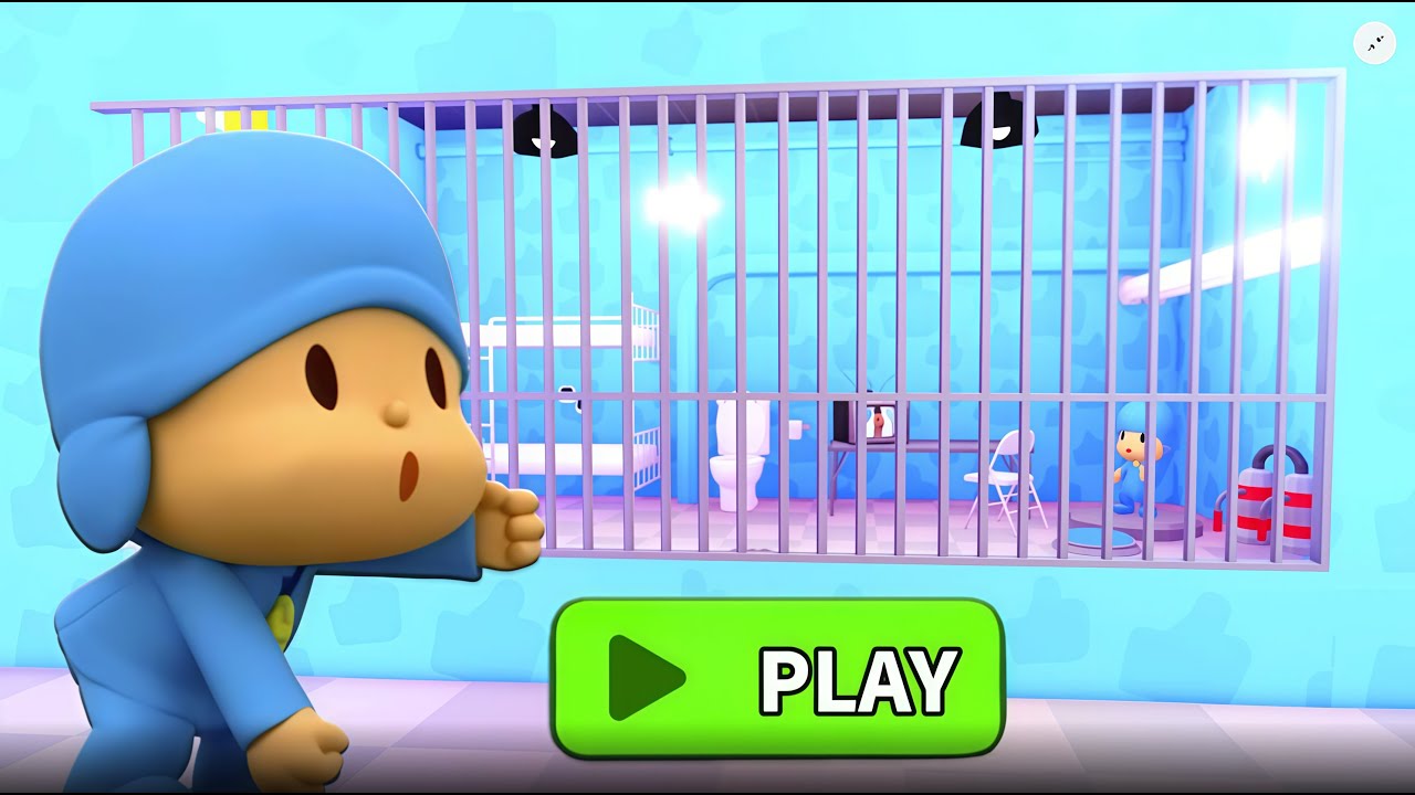 POCOYO PRISON RUN! (Obby) Gameplay Walkthrough