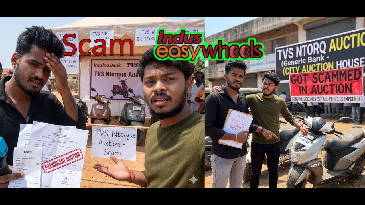 Got scammed in bank auction indusind easy wheels | Get new bike 80% discount | Kiran Explores Vlog