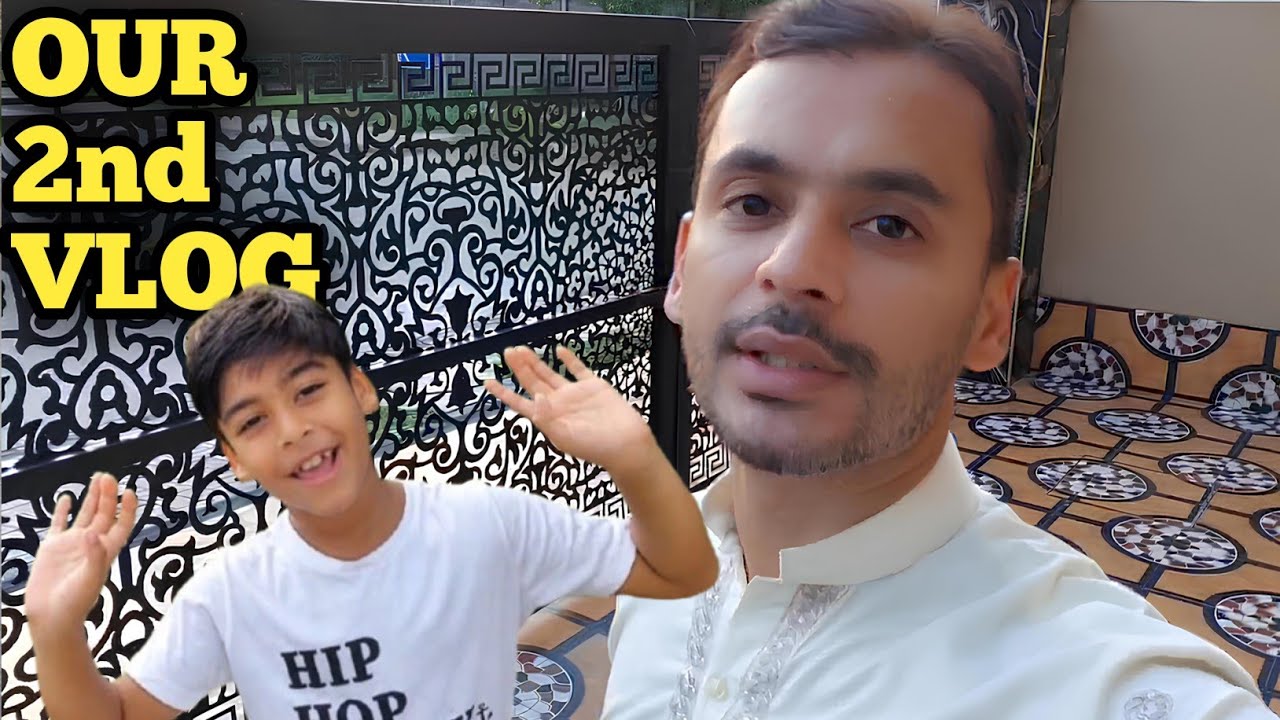 Our 2nd Vlog 😍– Khushi Ya Dar? | Eiffel Tower Bahria Town & Swings