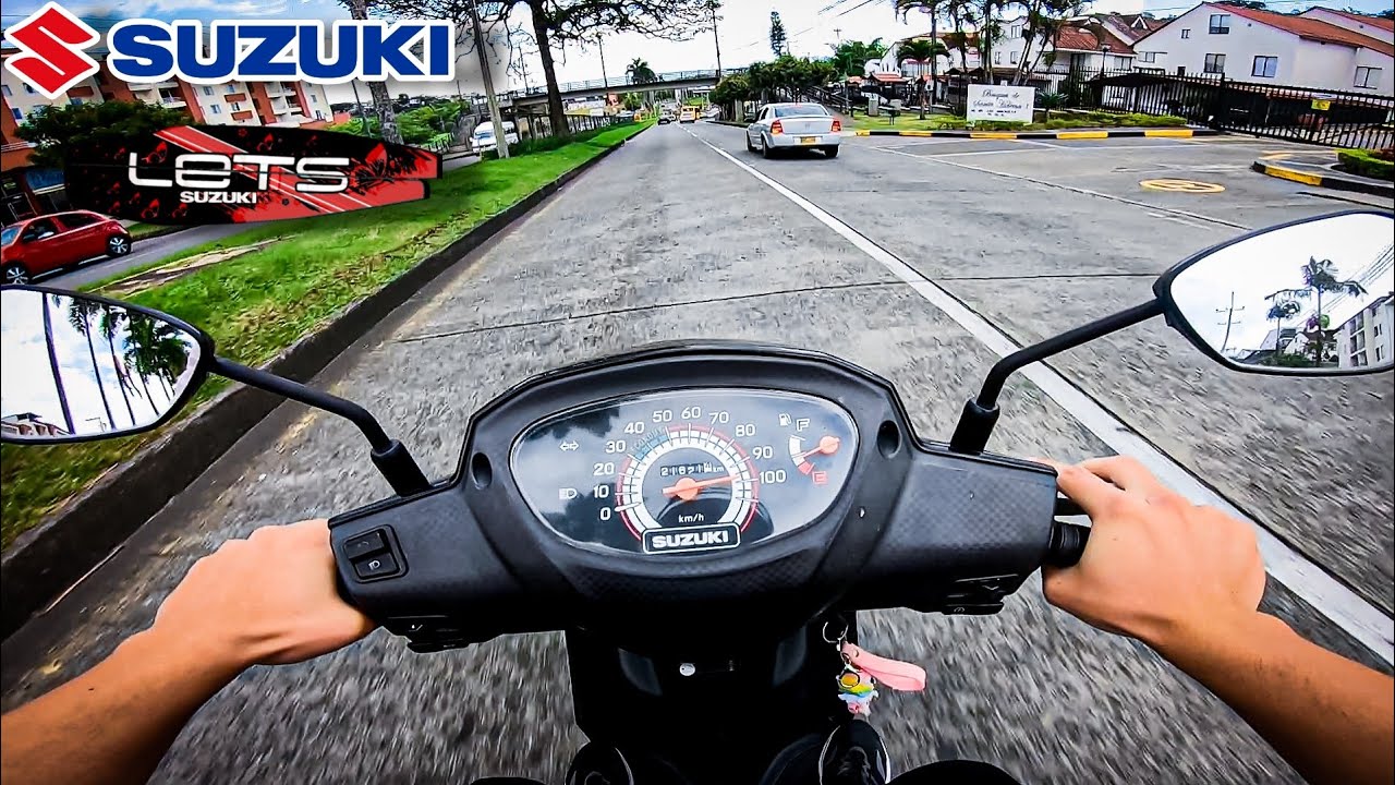 ⚡SUZUKI LETS 110 2019 ¡ME DEJO SORPRENDIDO DE LO RAPIDA QUE ES!😱 / PRUEBA DE MANEJO PT 2