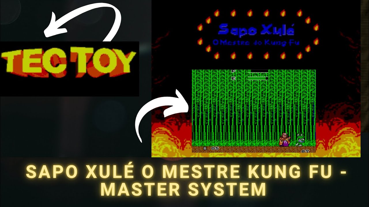 Sapo Xulé O Mestre Kung Fu - Master System Teste e Gameplay