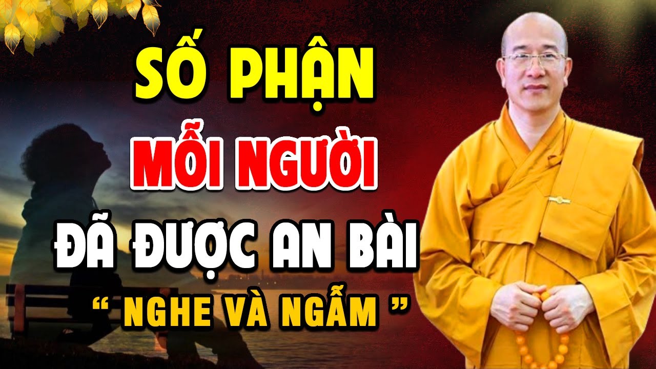 Số Phận Mỗi Người Có Phải Ông Trời Đã Đặt Sẵn? (Nghe và Ngẫm)  l Thầy Thích Trúc Thái Minh
