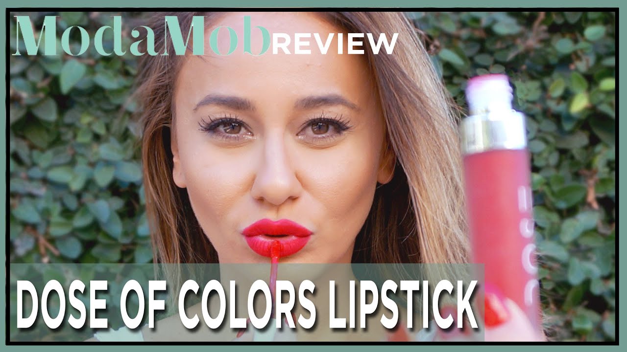 Dose of Colors Kiss Of Fire: Lipstick Product Review