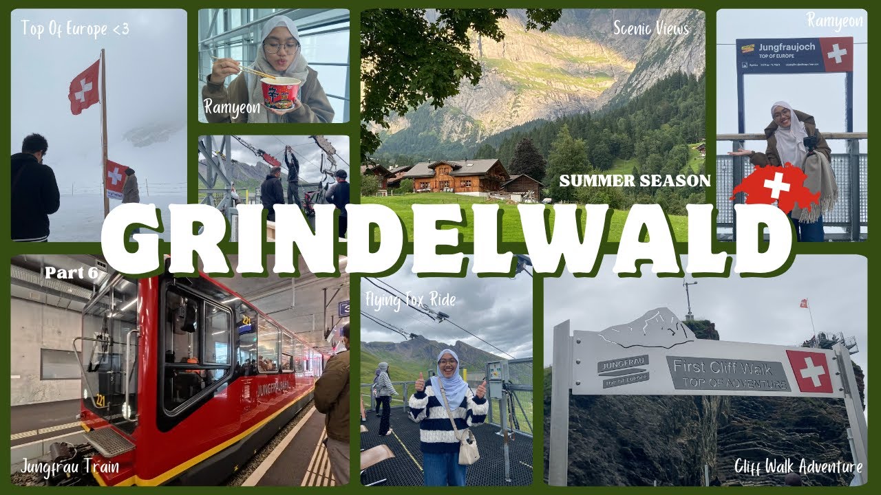 Top of Europe & Grindelwald First Adventure || Switzerland Summer 2025 Part 6 🇨🇭