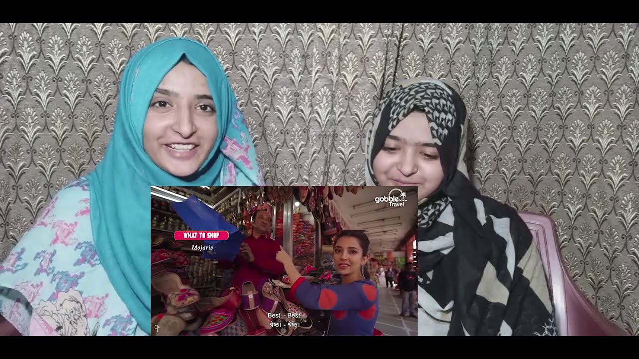 Pakistani Reaction on Jaipur Bazaar| Travel Series by Gobble ft Barkha Singh |Pakistani Girls Reacts