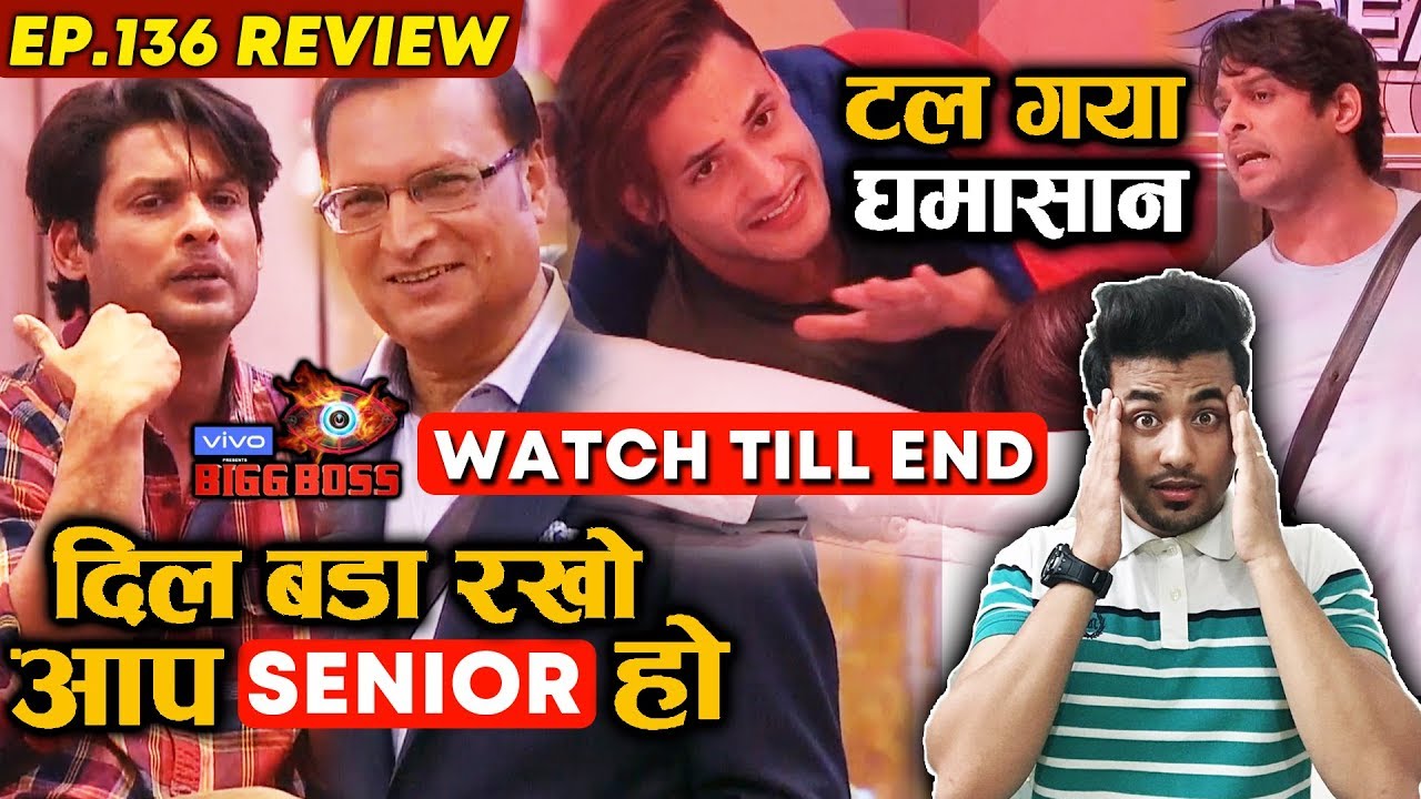 Bigg Boss 13 Review EP 136 | Sidharth Shukla Vs Asim Riaz | Rajat Sharma Class | Rashmi | Shehnaz
