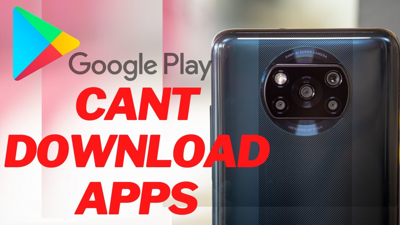 Google Play Store cant download , download error, Update or Download Apps solution / Fix