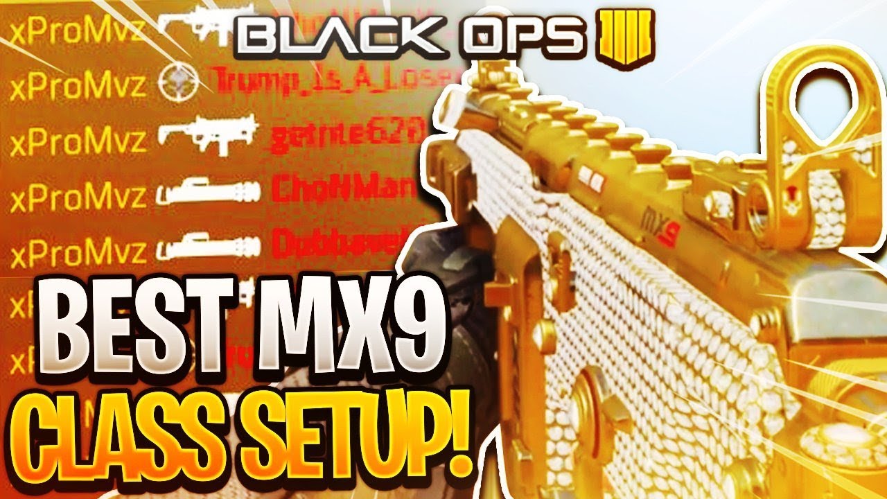 (BO4) BEST MX9 SMG CLASS SETUP! (BLACK OPS 4)