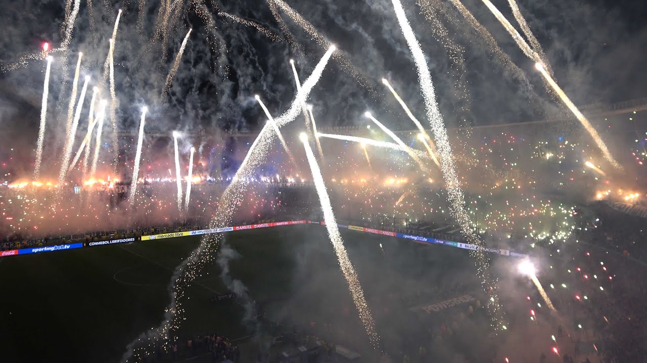 Espectacular Recibimiento de Racing vs Flamengo | Semifinal Copa Libertadores  2025