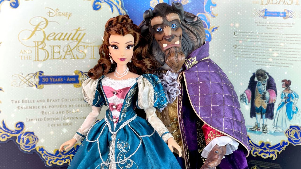 Коллекционный набор кукол Belle and Beast, выпущенный ограниченным тиражом в честь 30-летия (обзо...