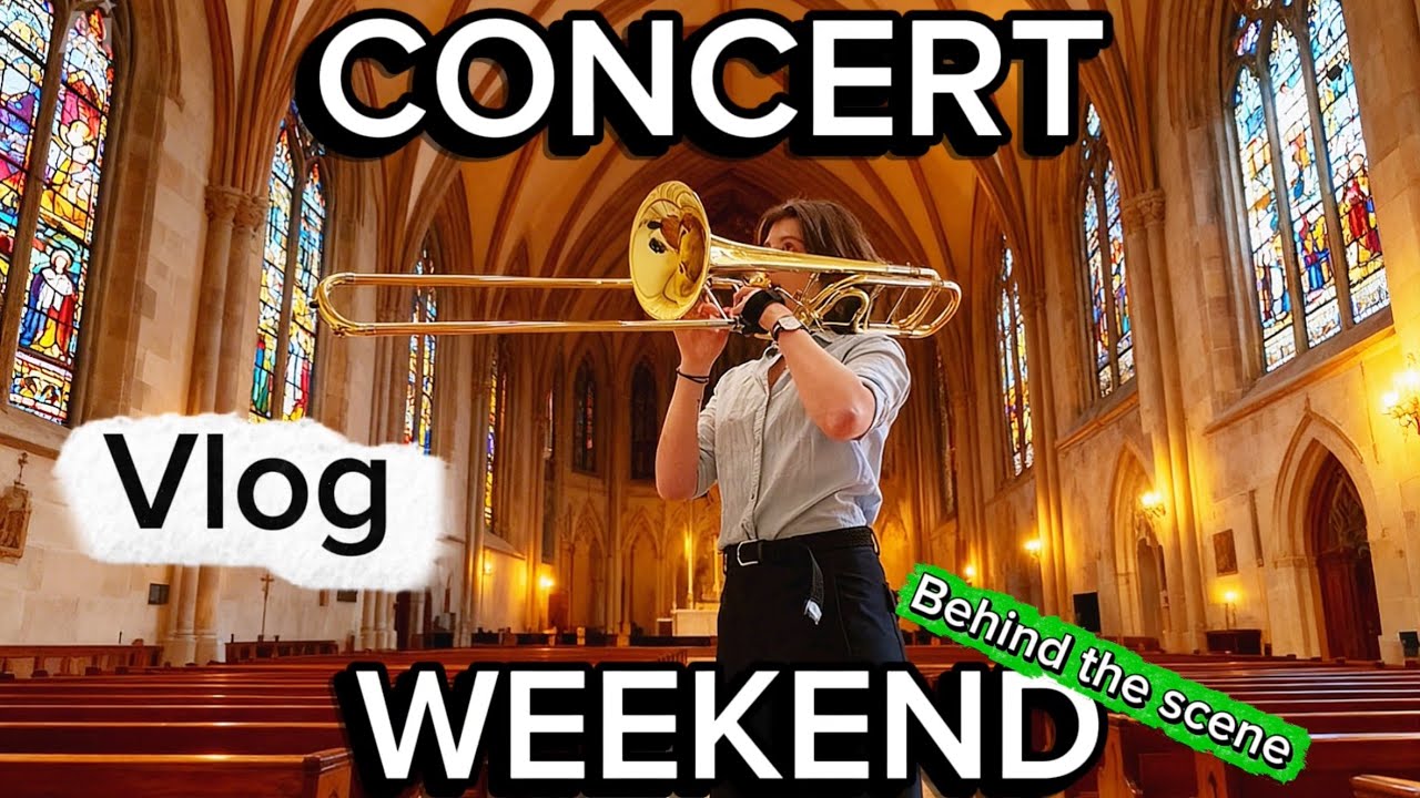 A concert weekend with an orchestra 🎶| Classical Musician Vlog