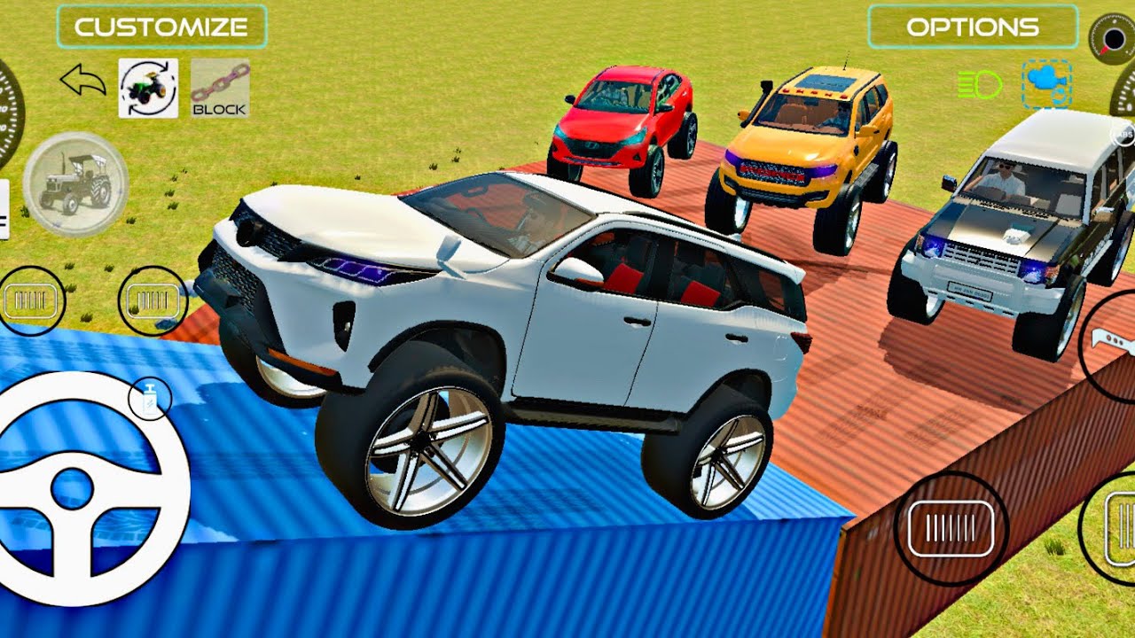 Drive Dumper and Unloading Stone From Dumper Truck in Game🔥#fortuner #scorpio #thar #4x4 #gameplay