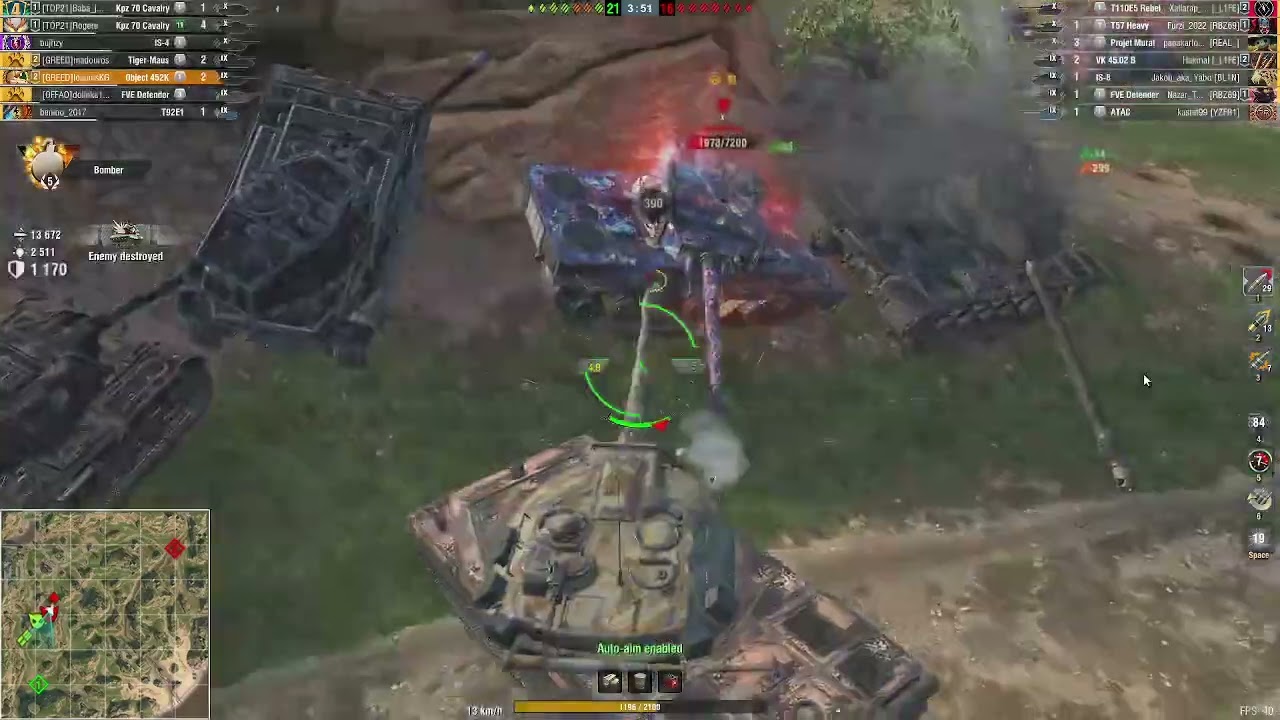 Object 452K - Big Boss (not me!) - 17,5K damage - 5 kills