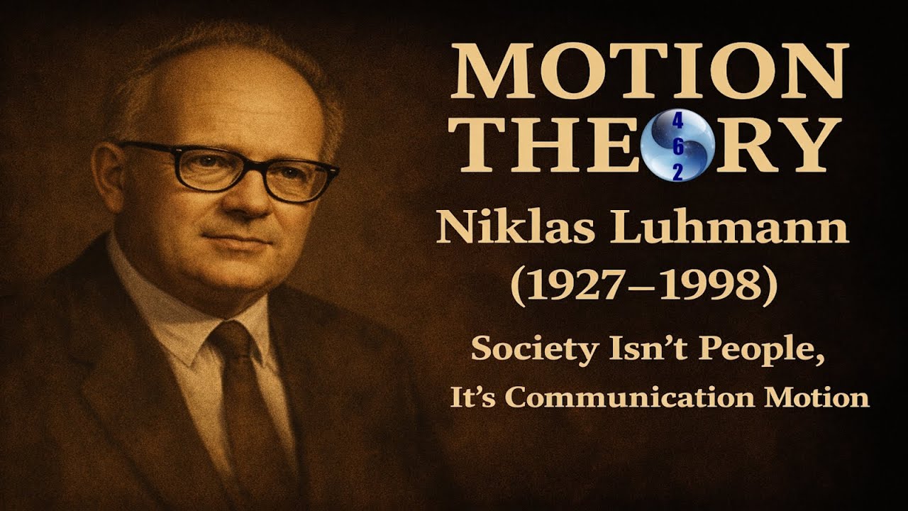 Niklas Luhmann (1927–1998) — Society Isn’t People, It’s Communication Motion