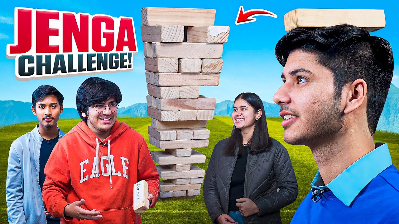 NEET Toppers PLAY Real-Life JENGA ft. Haziq, Jay, Zeel & Aksh