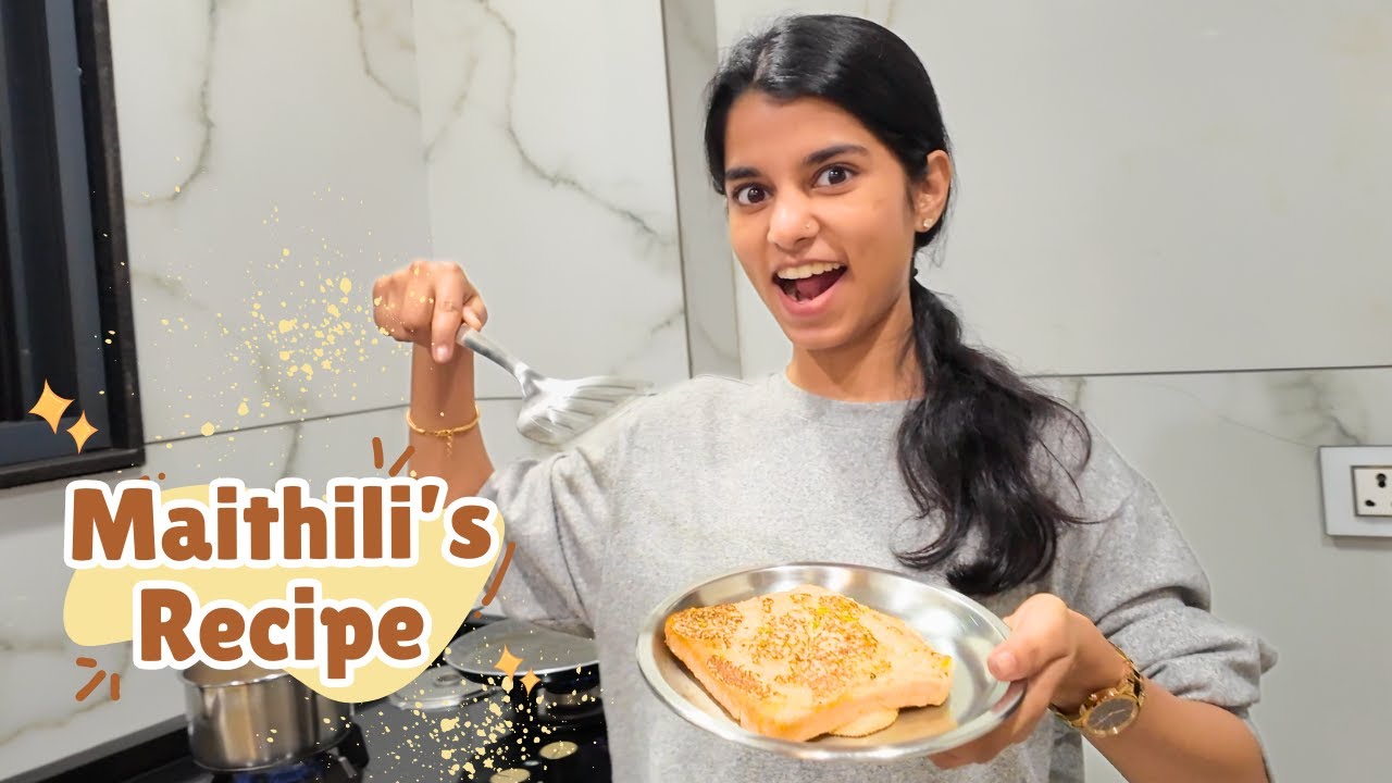 Maithili ne banayii Tasty Suji Toast 😋 - Rishav Vlogs