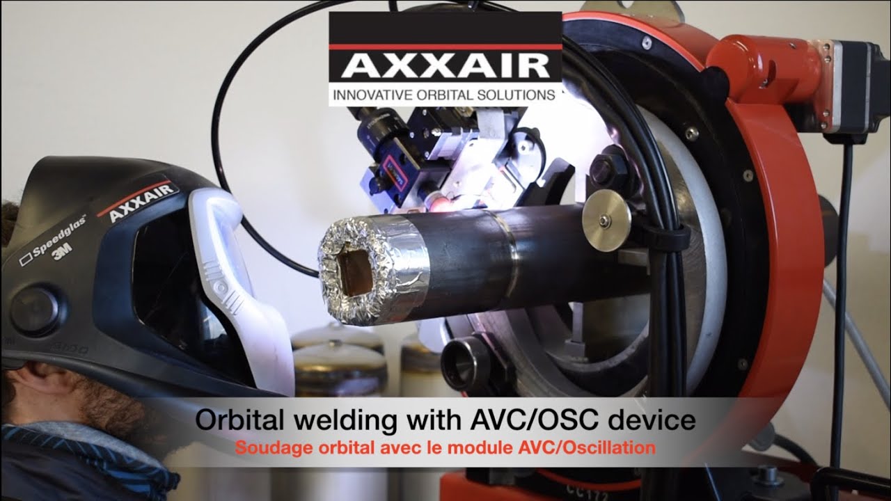 Orbital TIG multipass welding with AXXAIR's AVC/OSC device