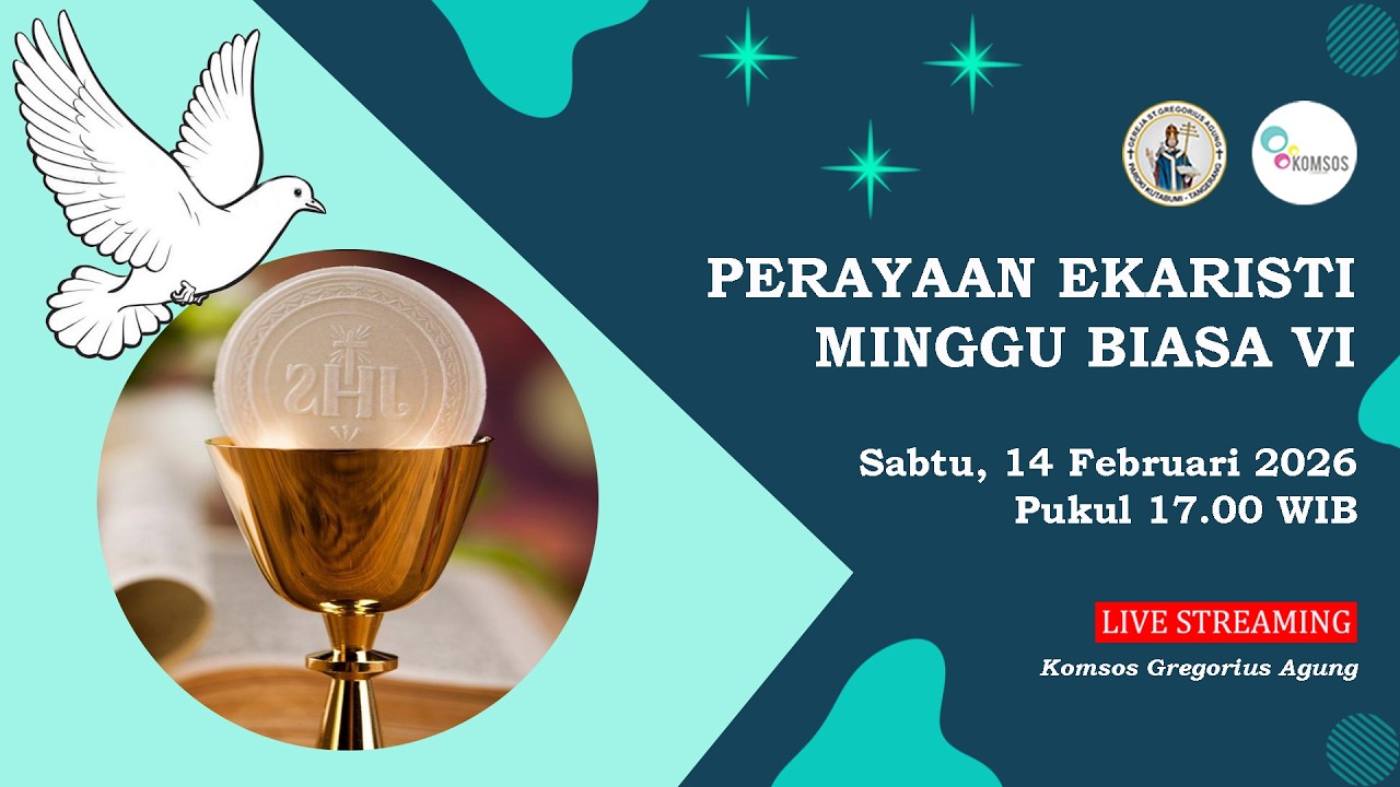 PERAYAAN EKARISTI | HARI MINGGU BIASA VI | GEREJA ST. GREGORIUS AGUNG | PAROKI KUTABUMI
