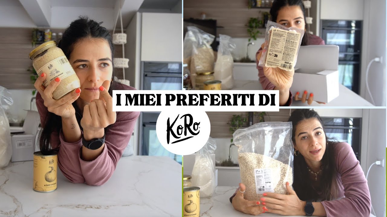 I MIEI PREFERITI DI KORO: proteine vegetali, snack per aperitivi, prodotti salva cena