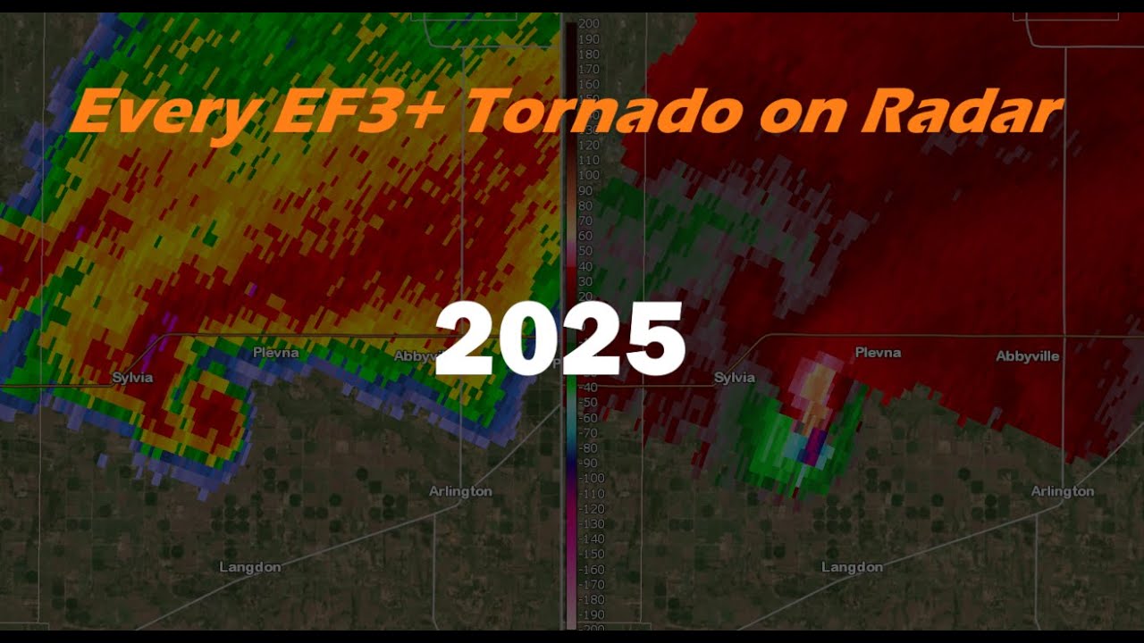 Every EF3+ Tornado of 2025 on Radar