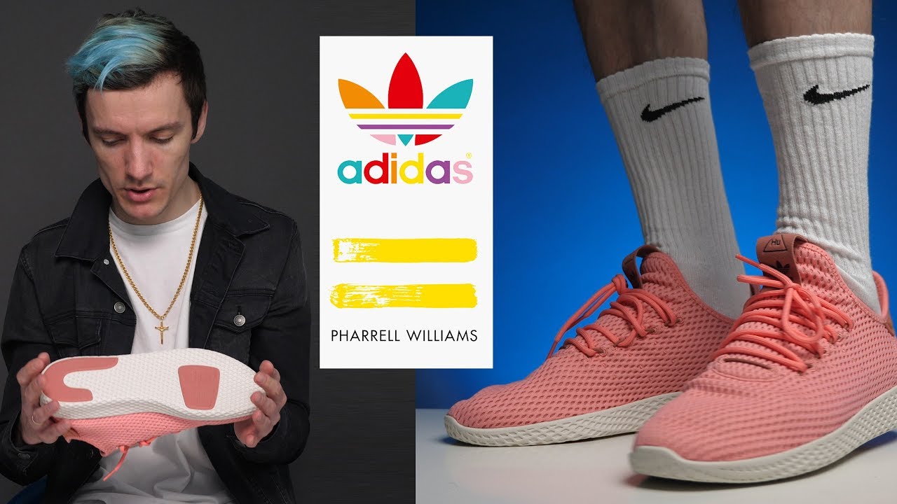 Adidas Pharell Williams HU Pink - куплено на eBay
