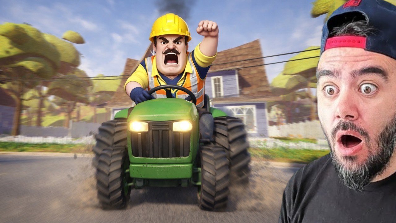 WILSON TRAKT&Ouml;R S&Uuml;R&Uuml;YOR &Ccedil;OK HIZLI OLDU - HELLO NEIGHBOR MODS