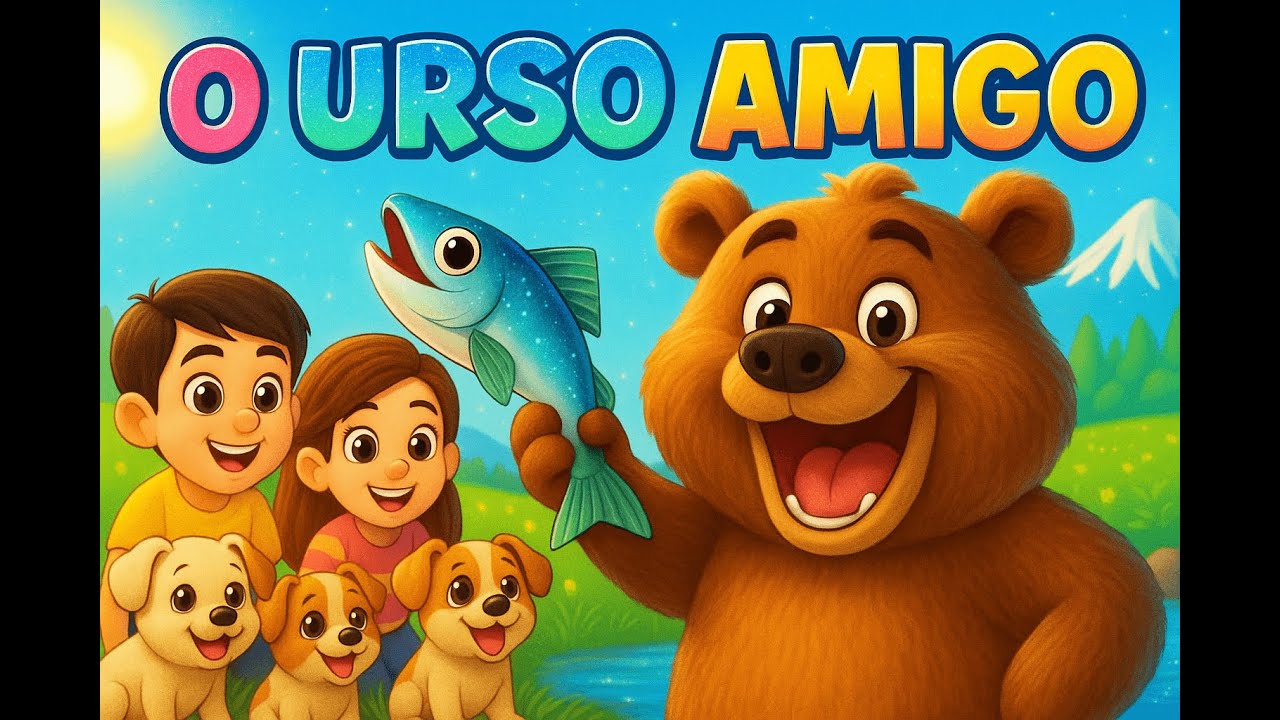 PUPPIES E O AMIGO URSO  – Amizade, Aventura e Magia no Lago 