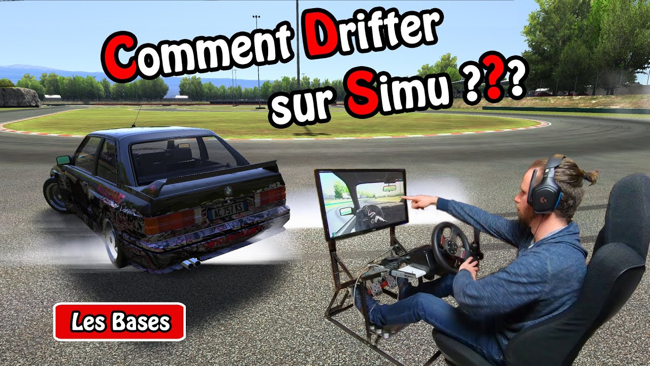 Comment faire du drift sur simulateur#1 On pose les bases ✌️😁✌️
