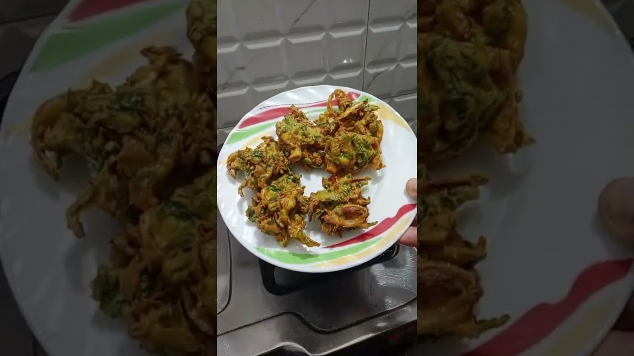 Joy of cooking is live! पालक गोभी के पकोड़े