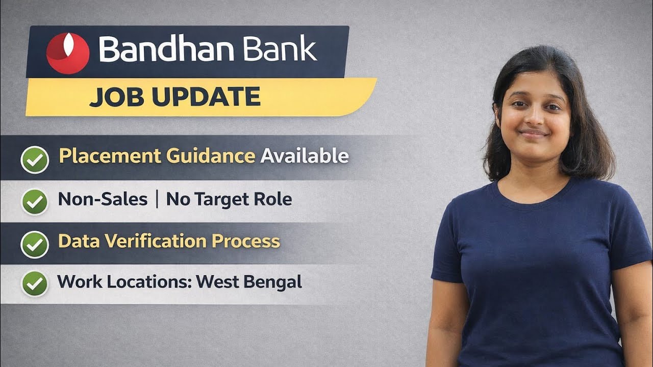 Bandhan Bank Recruitment 2026 | Private Job in Kolkata | jobs in kolkata | Kolkata job vacancy 2026