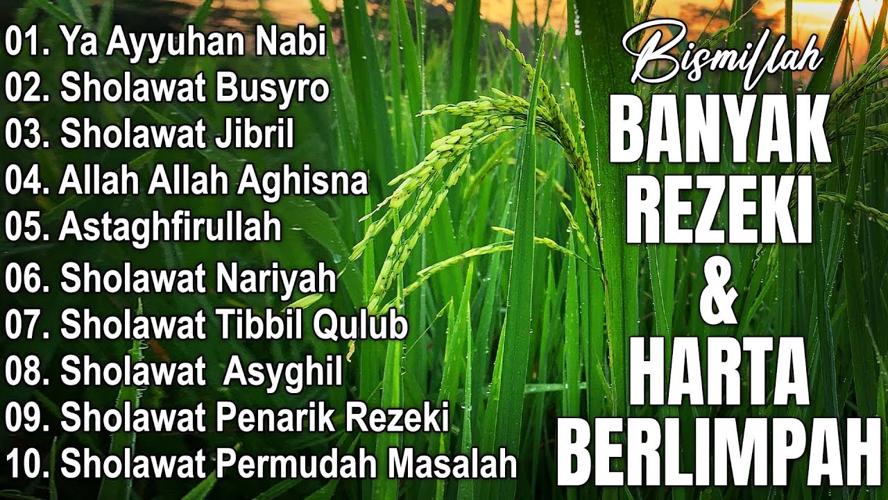 KUMPULAN SHOLAWAT TERBARU 2025 | SHOLAWAT JIBRIL PENARIK REZEKI, BUSYRO | SHOLAWAT TERPOPULER 2025