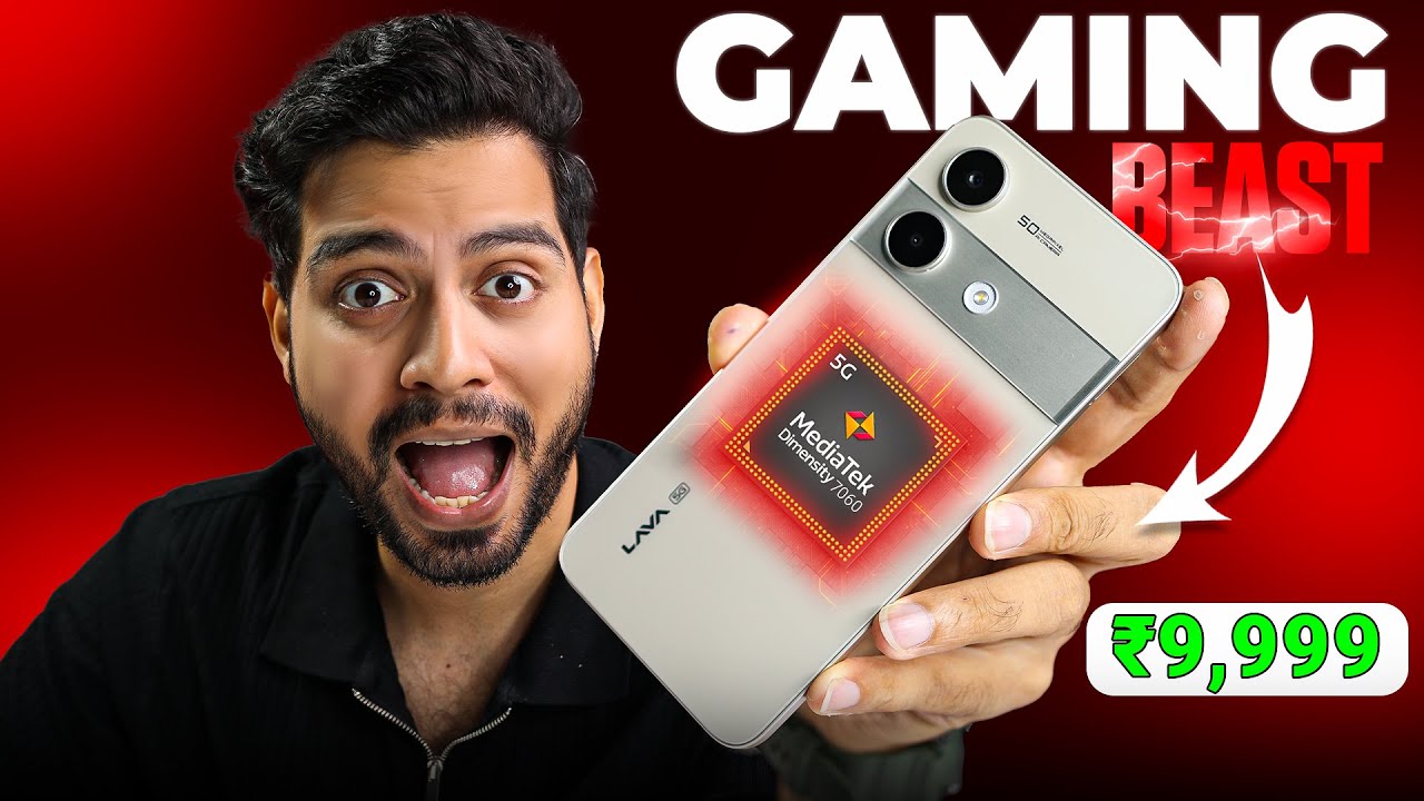 Lava Storm Play 5G Powerful Smarphone Under Rs 10000 *UNBOXING + GAMING TEST*