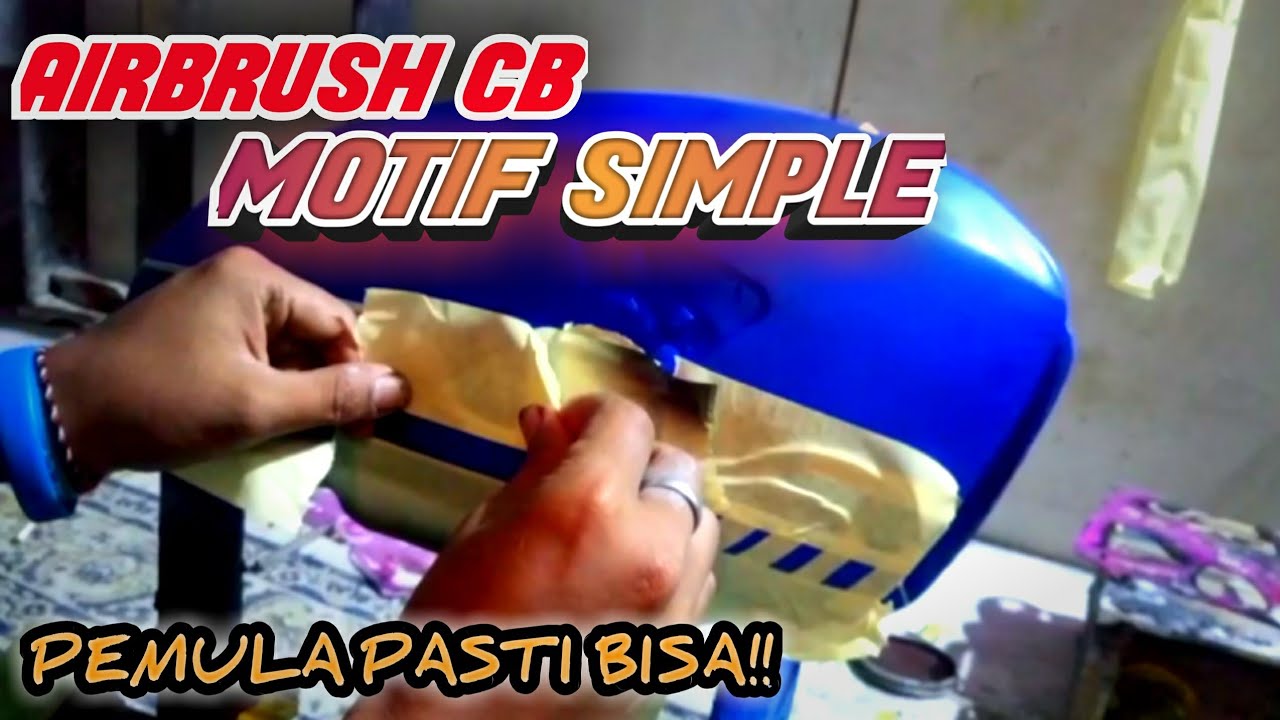 AIRBRUSH TANGKI CB 100||TANGKI CB MOTIF SIMPLE