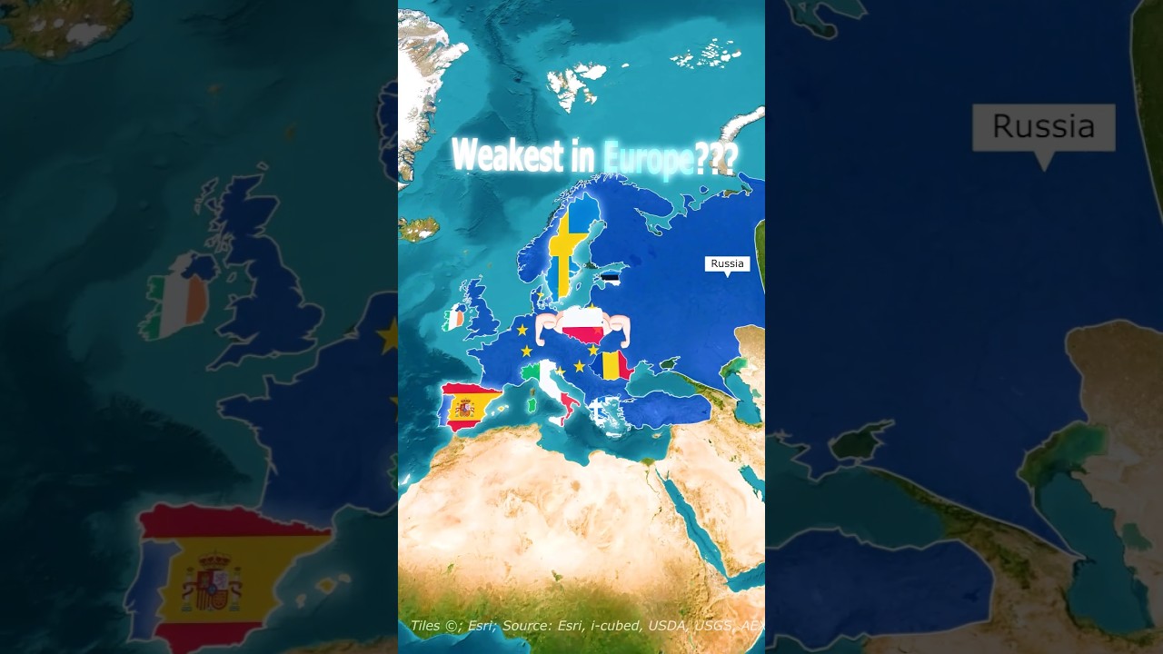 Kto jest najsłabszy w Europie???🇪🇺🤔