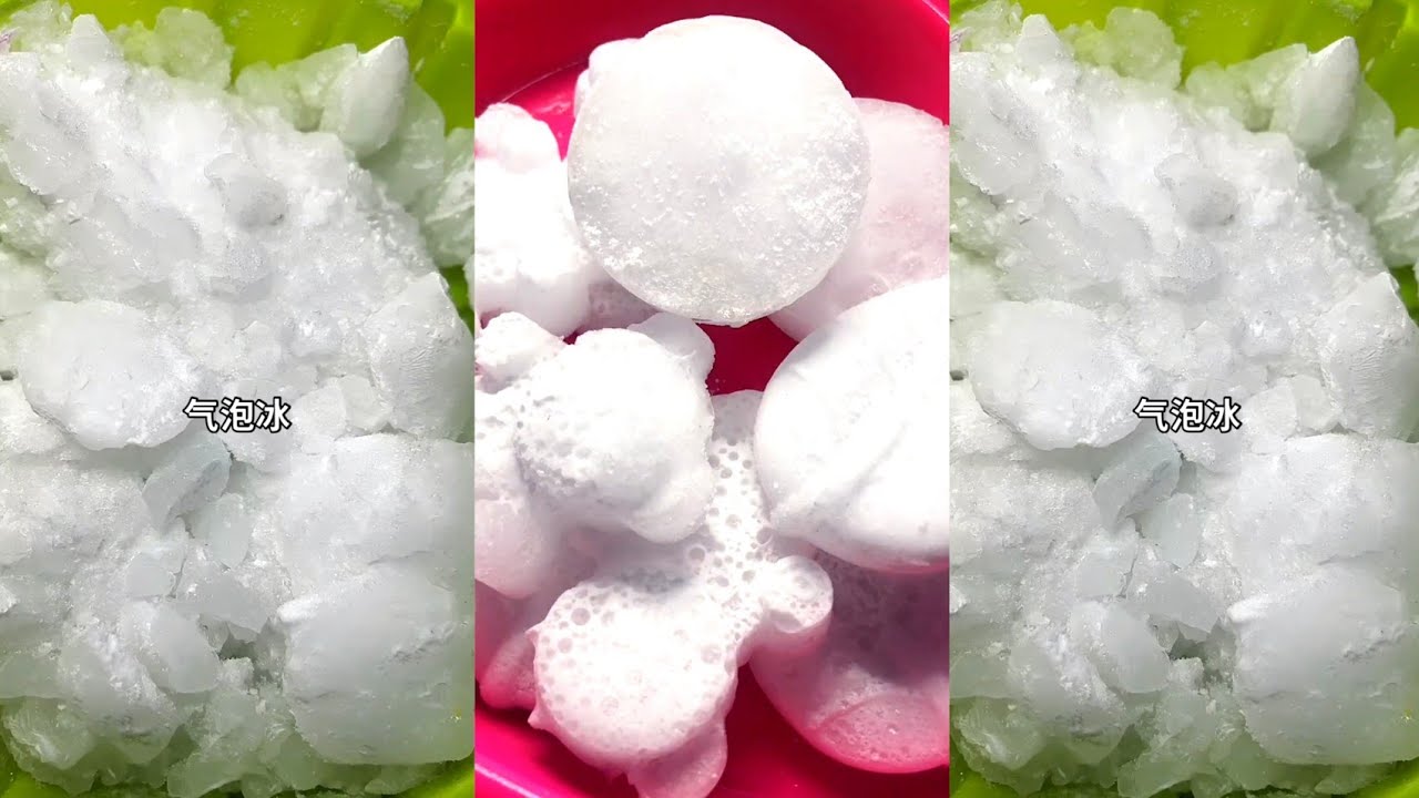 CARBONATED ICE EATING / ICE EATING