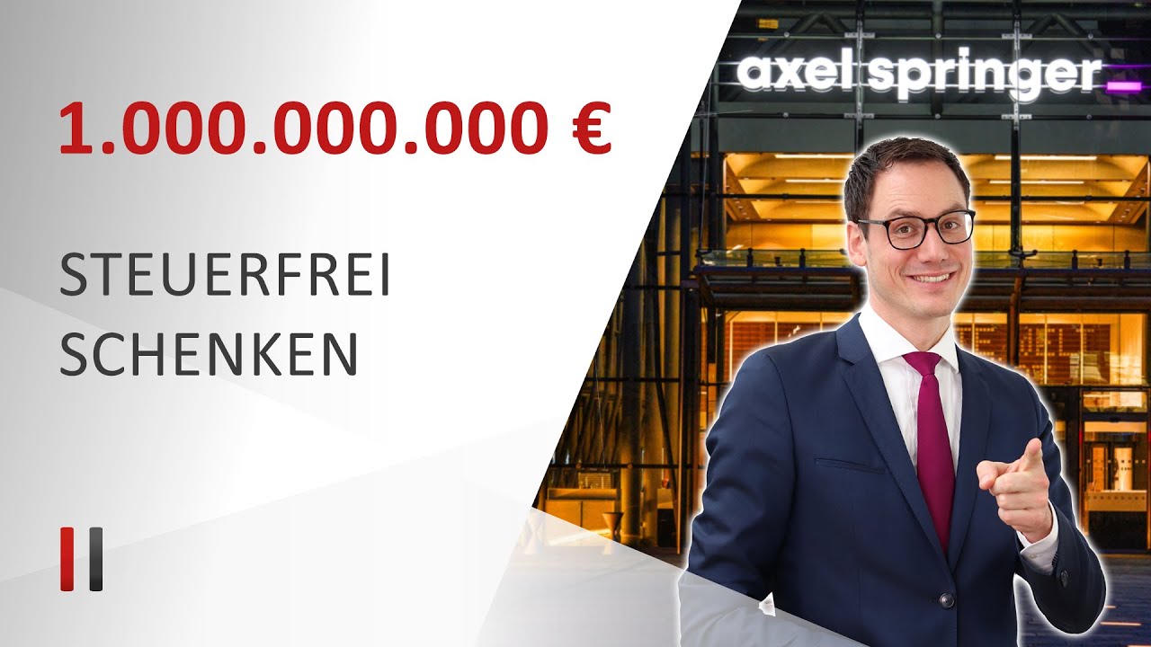 Friede Springer-Schenkung: Aktien im Wert von EUR 1 Mrd. steuerfrei an Mathias Döpfner?