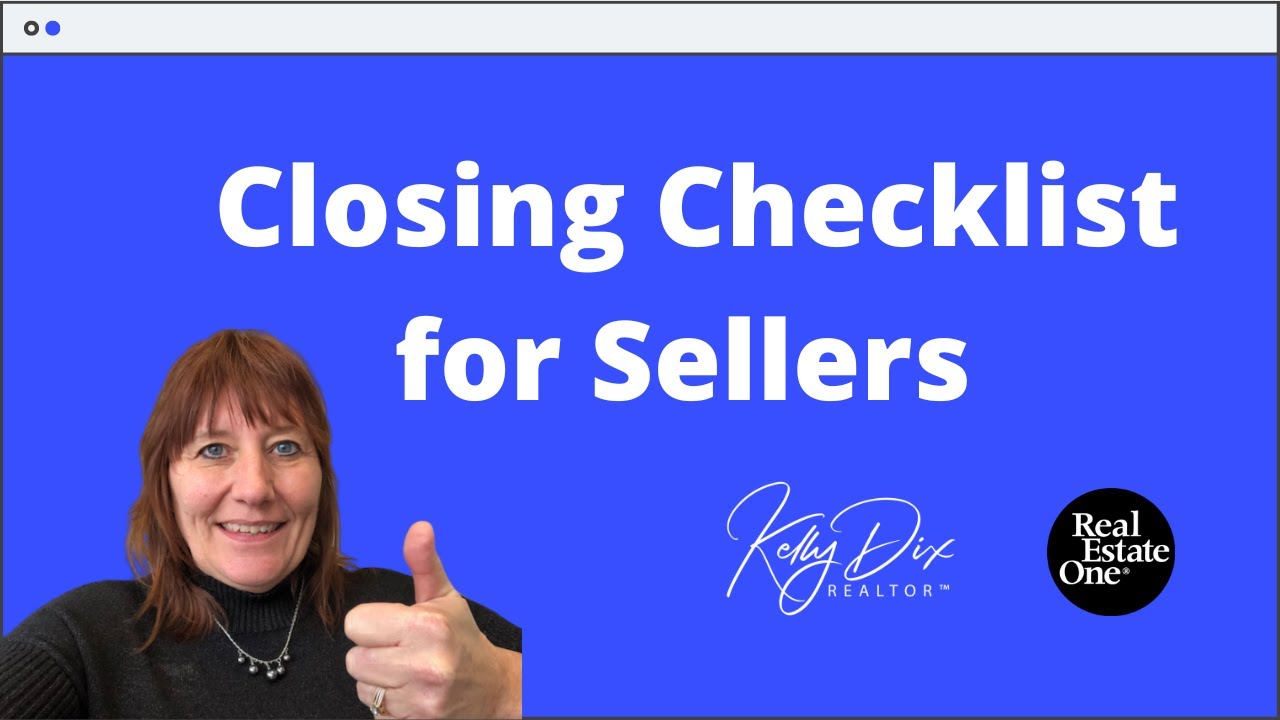 Closing Checklist for Sellers