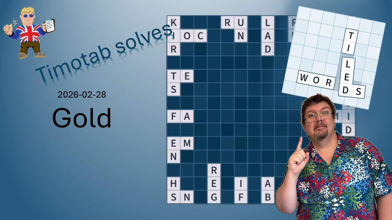 Tiled Words 2026-02-28 : Gold